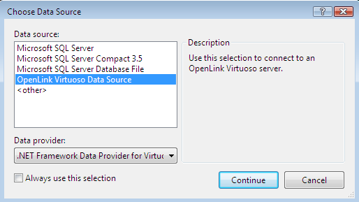 Choose Data Source