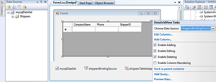 DataGridView