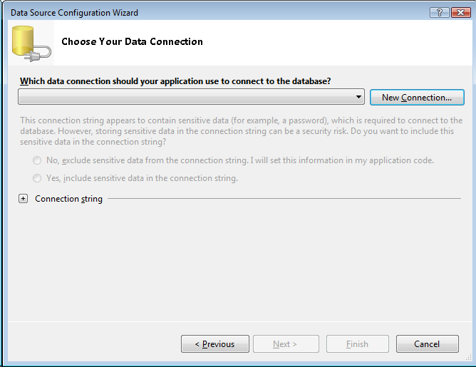 Data Source Configuration Wizard