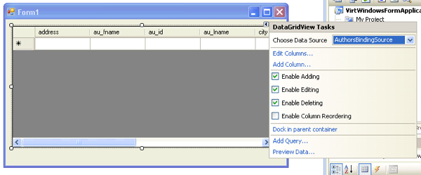 DataGridView